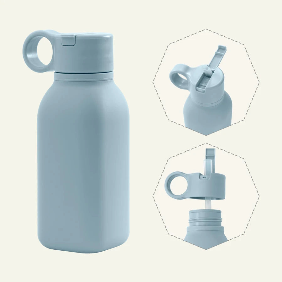 Kids Silicone Flask with Straw – 450ml | Leak-Proof, Durable, Eco-Friendly
