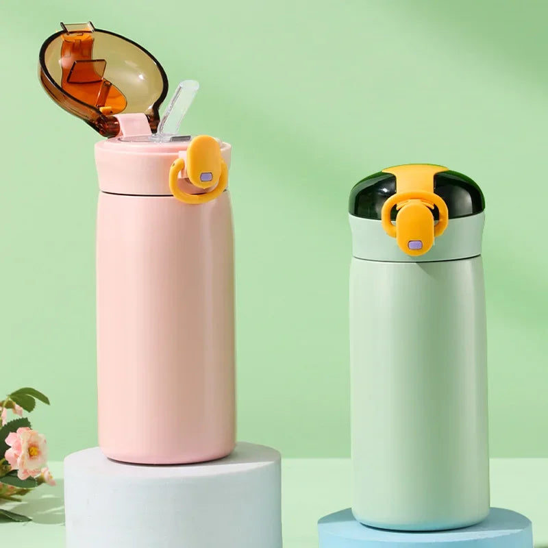 Insulated thermal flask designed for maintaining beverage temperature during travel and outdoor activities