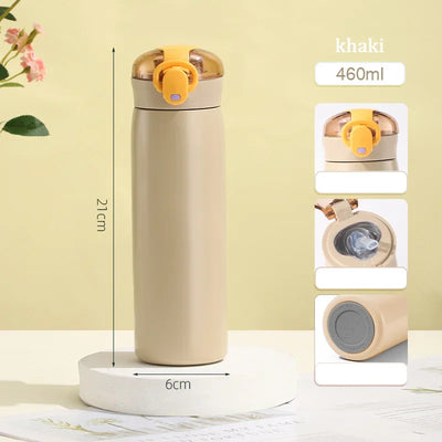 Kids Thermal Flask with Straw Lid