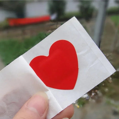 20-Piece Red Heart Band-Aid Set – Gentle & Adorable First-Aid Stickers