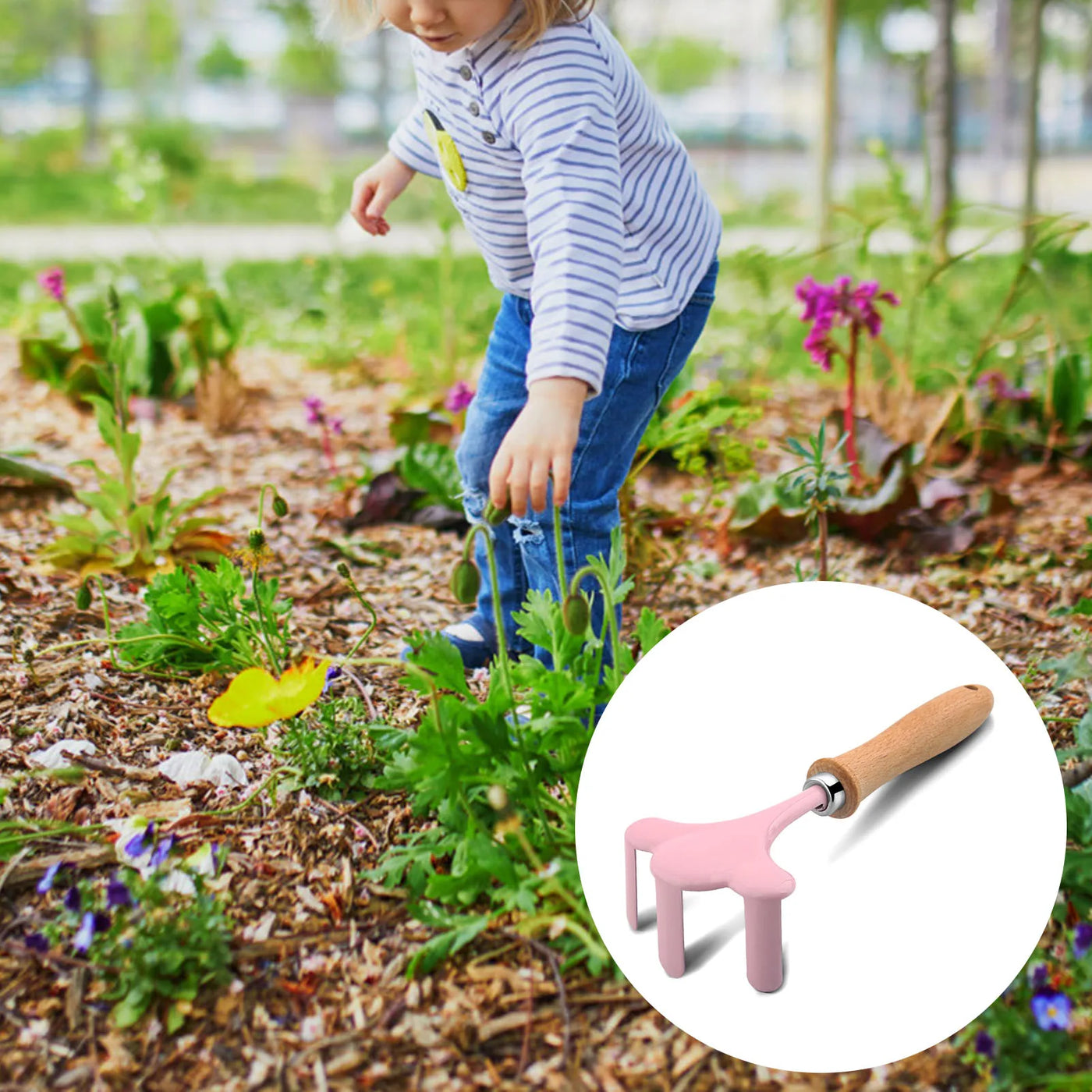 Fun and Colorful Children’s Garden Tool Set
