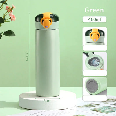 Insulated thermal flask designed for maintaining beverage temperature during travel and outdoor activities