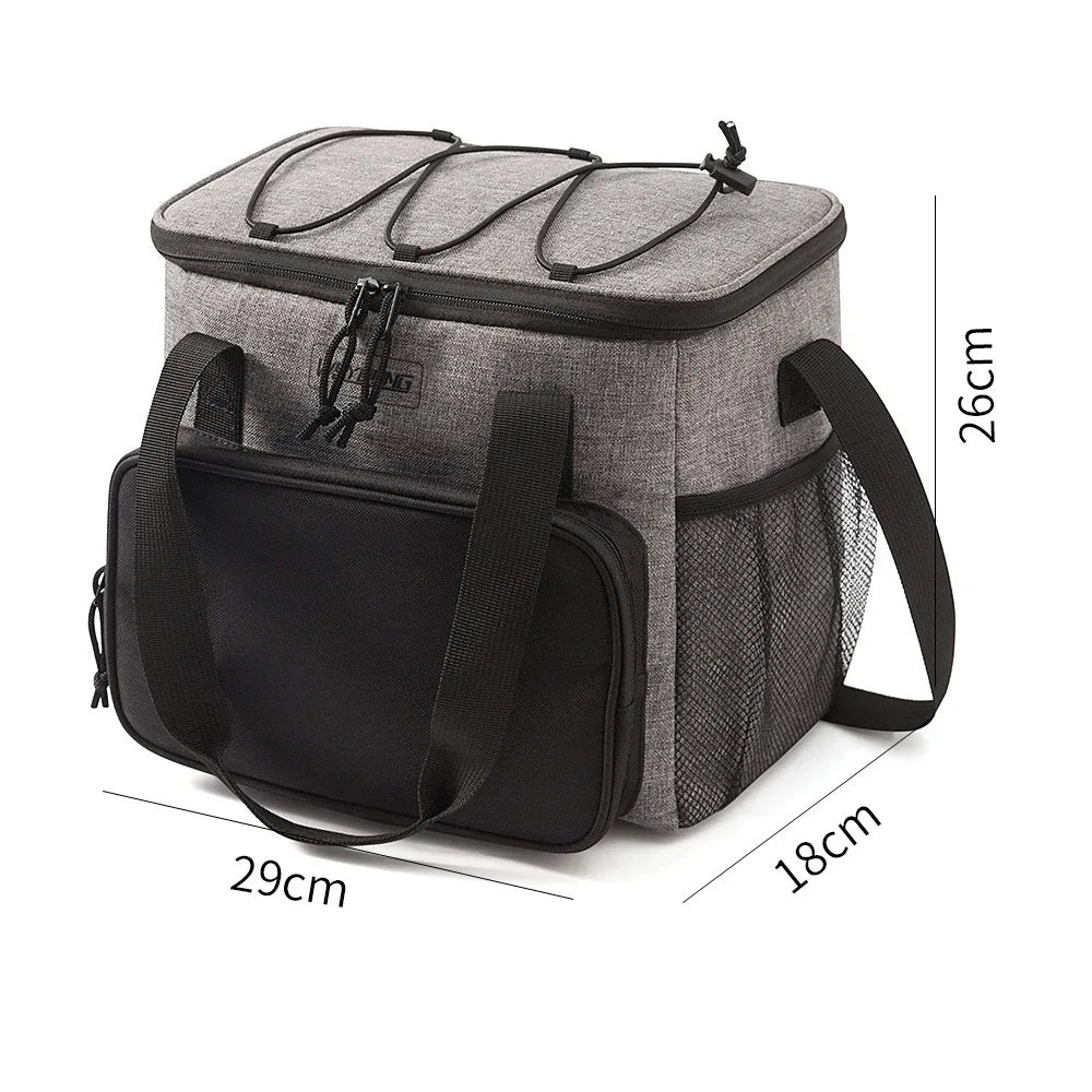 Large Capacity Insulated Lunch & Picnic Cooler Bag