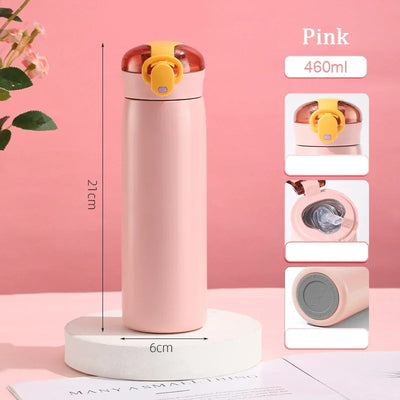 Insulated thermal flask designed for maintaining beverage temperature during travel and outdoor activities