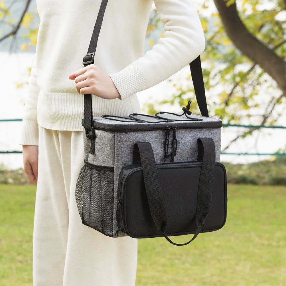 Large Capacity Insulated Lunch & Picnic Cooler Bag