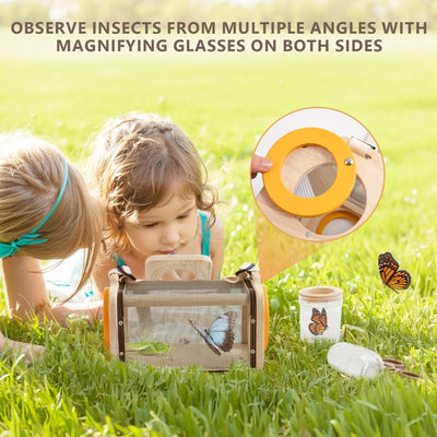 Kids Outdoor Adventure Bug Catcher Set with Net and Insect Box