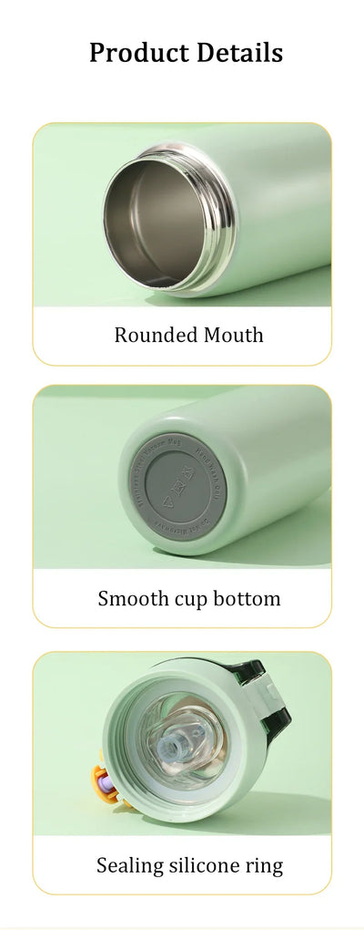 Insulated thermal flask designed for maintaining beverage temperature during travel and outdoor activities