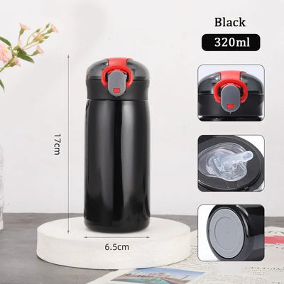Insulated thermal flask designed for maintaining beverage temperature during travel and outdoor activities