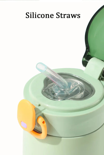 Insulated thermal flask designed for maintaining beverage temperature during travel and outdoor activities