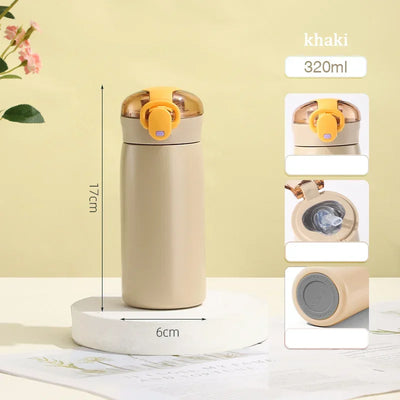 Kids Thermal Flask with Straw Lid