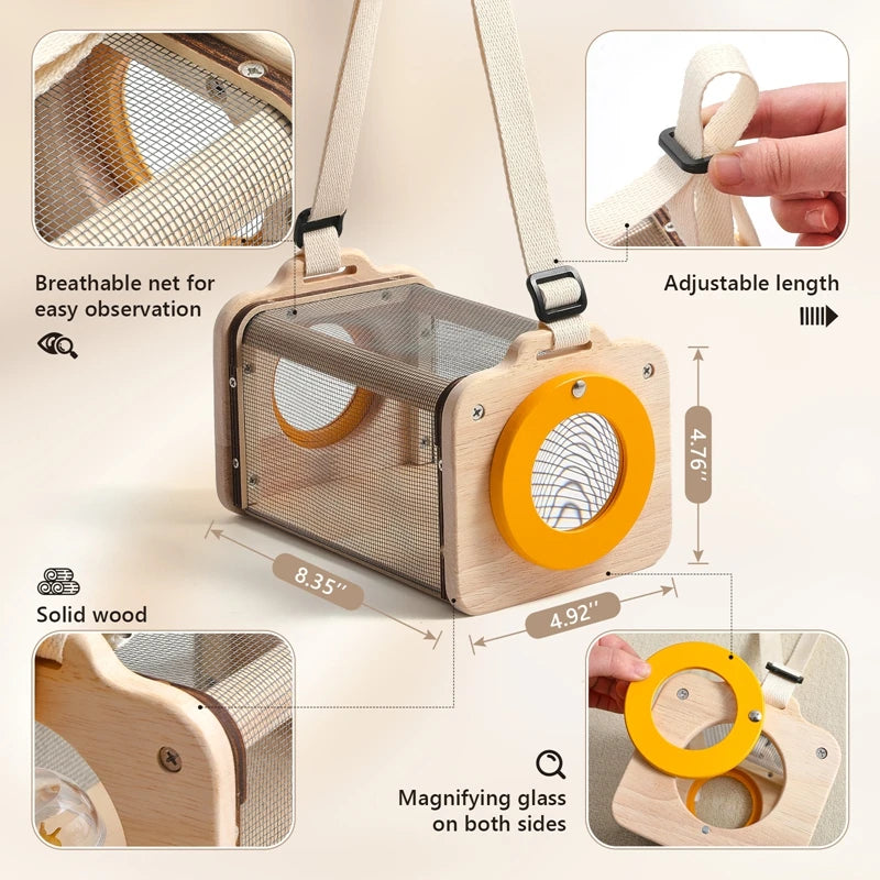 Kids Outdoor Adventure Bug Catcher Set with Net and Insect Box