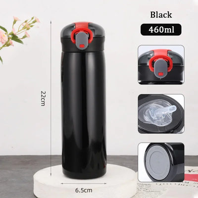 Kids Thermal Flask with Straw Lid