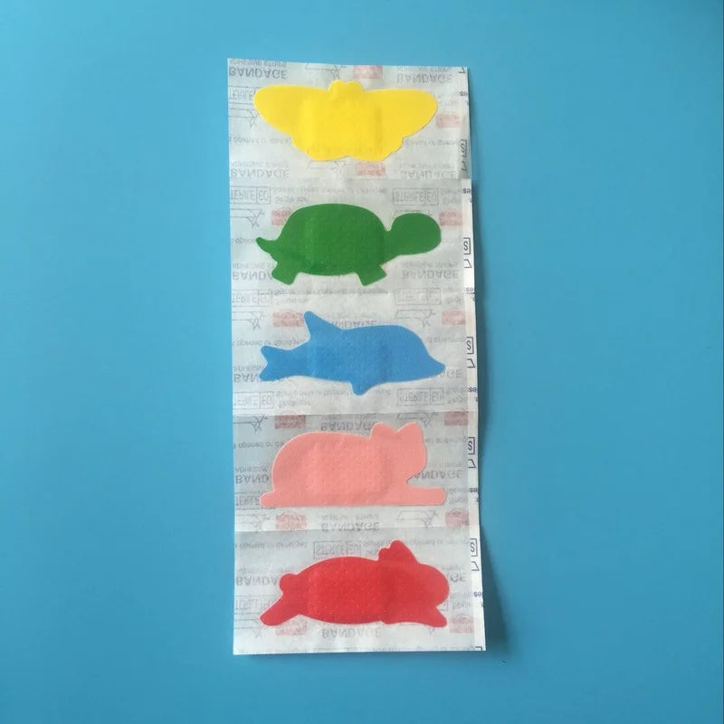 30-Piece Kids’ Animal Band-Aid Set – Soft & Breathable Plasters